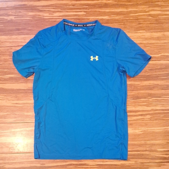 Mens Small Blue Under Armour Iso-chill  Shirt - Picture 1 of 4